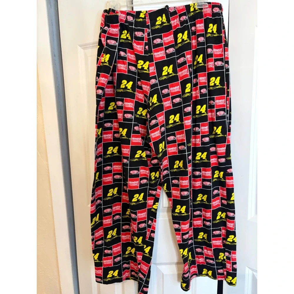 Jeff Gordon NASCAR #24 Dupont Hendrick Motorsports Flannel Pants XL Cotton Vinta - Picture 5 of 6